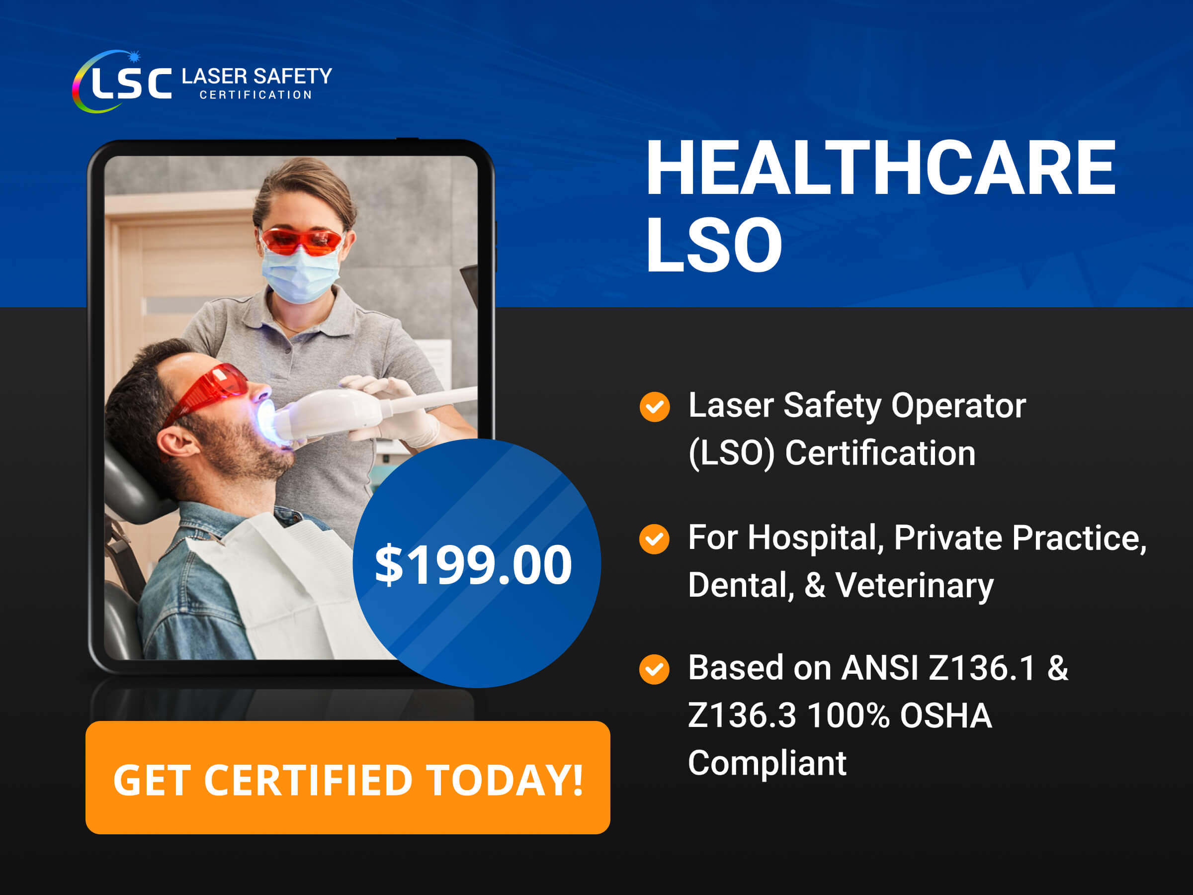 Healthcare lso certification.