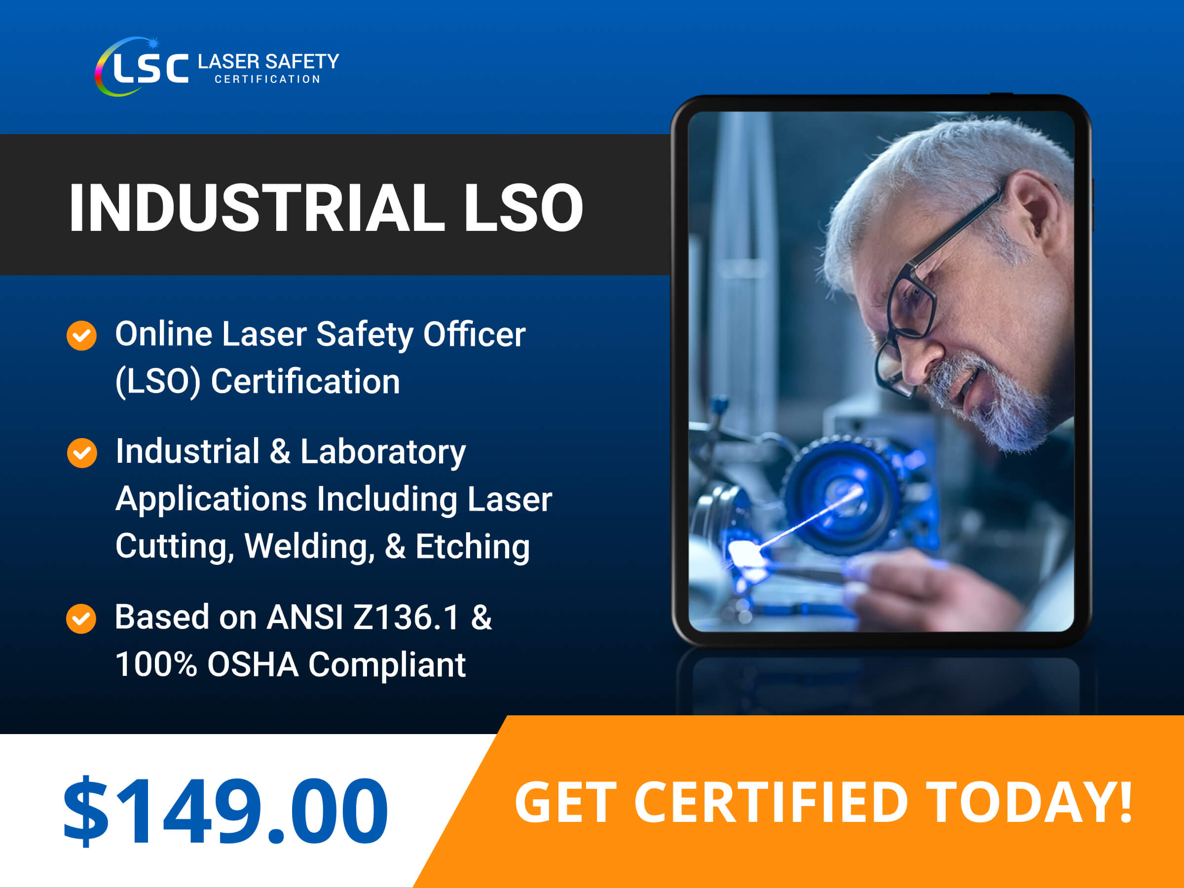 Industrial lso certification.