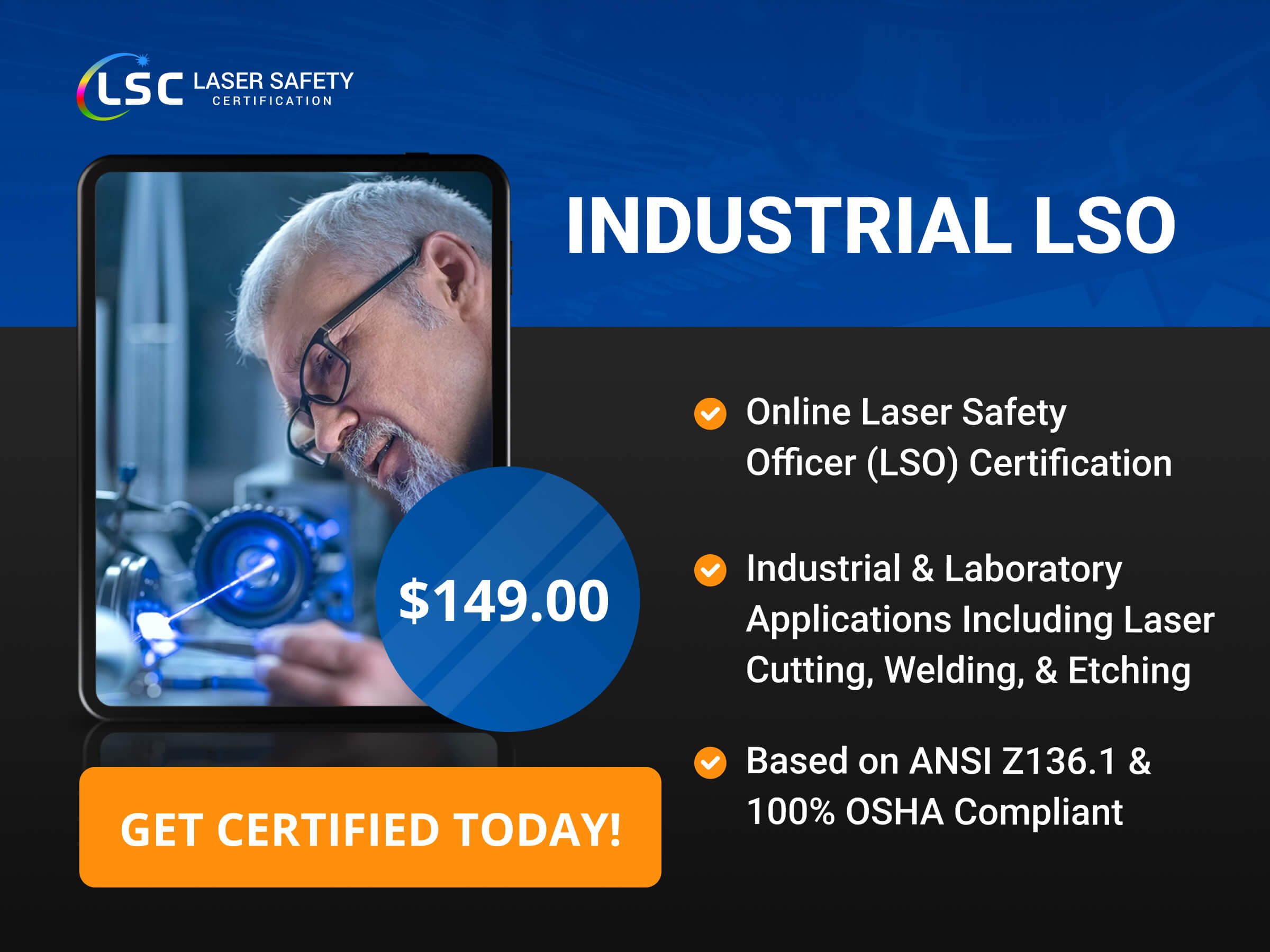 Industrial lso certification.
